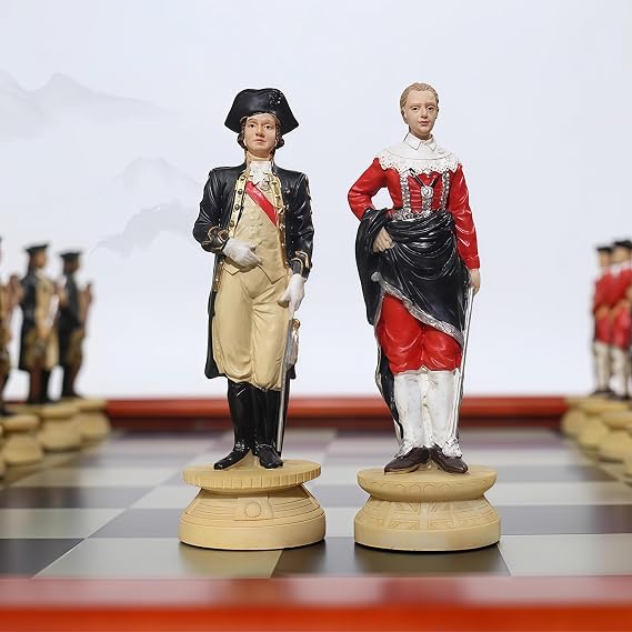 The War of Independence Chess Set - Travel Games Sets with Board Games Gift, Chess Gifts & Pieces