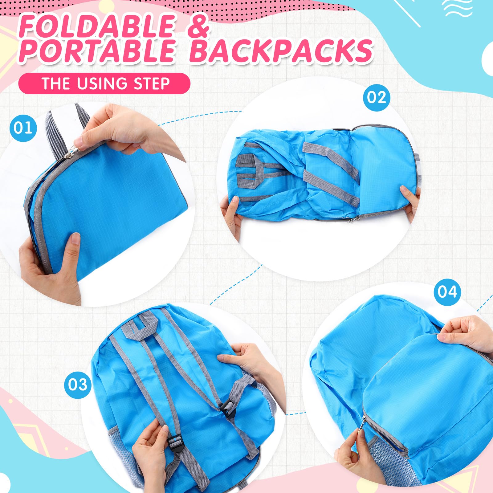 48 Sets Schulbedarf: 48 Rucksäcke, 48 Wasserflaschen, 48 Federmäppchen, Großschüler, Rucksack, Spenden-Set für Schule, Klassenzimmer, Studenten