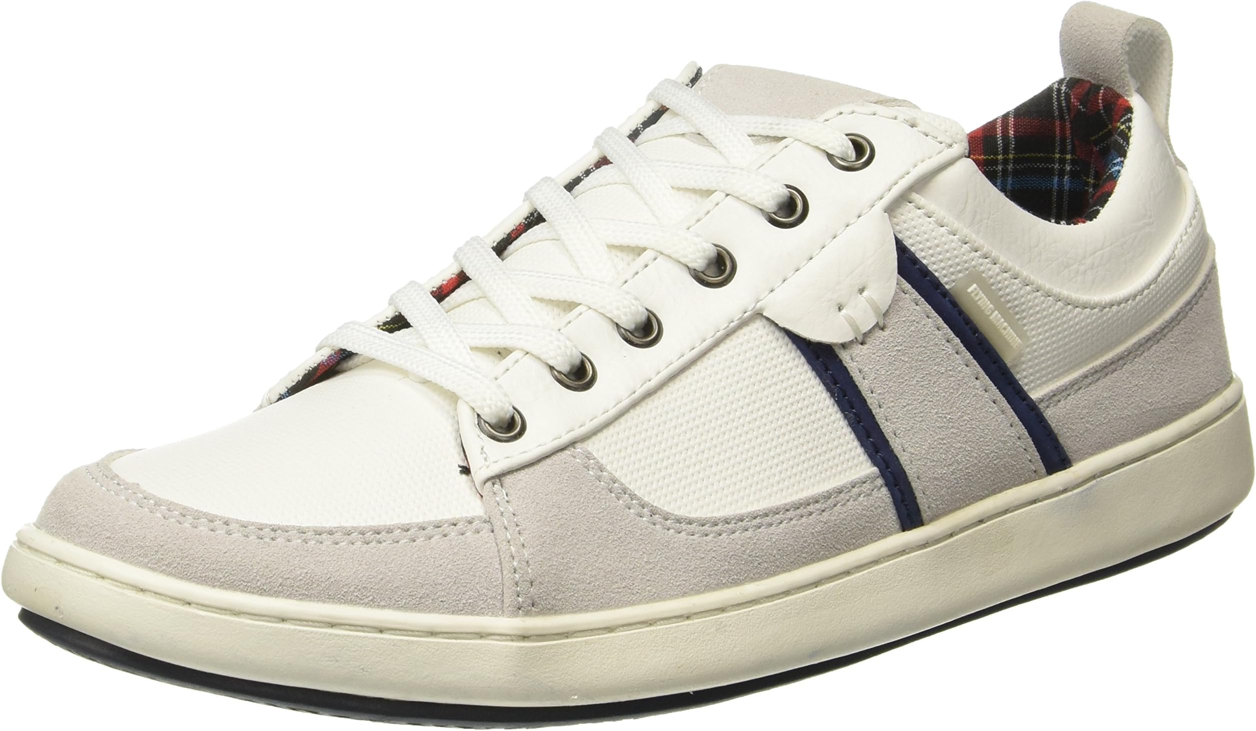 Flying Machine Men's Perce White Sneakers-9 UK/India (43 EU) (2551810701)