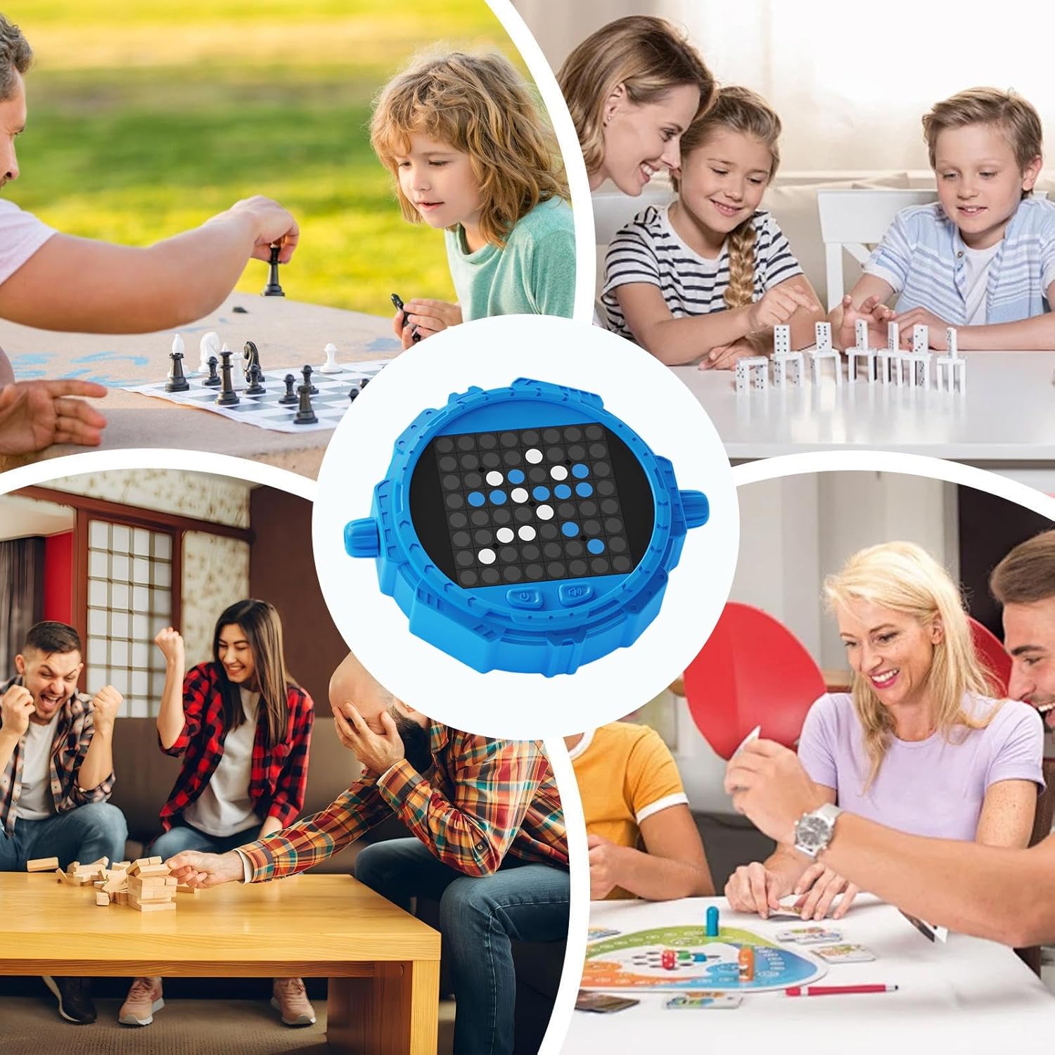 Electronic Chess Board,Smart Brain Teaser Puzzle Toy | Travel Chess Game Kids Puzzle Toy | for Kids Adults Teens Home School Road Trip Car Party Birthday