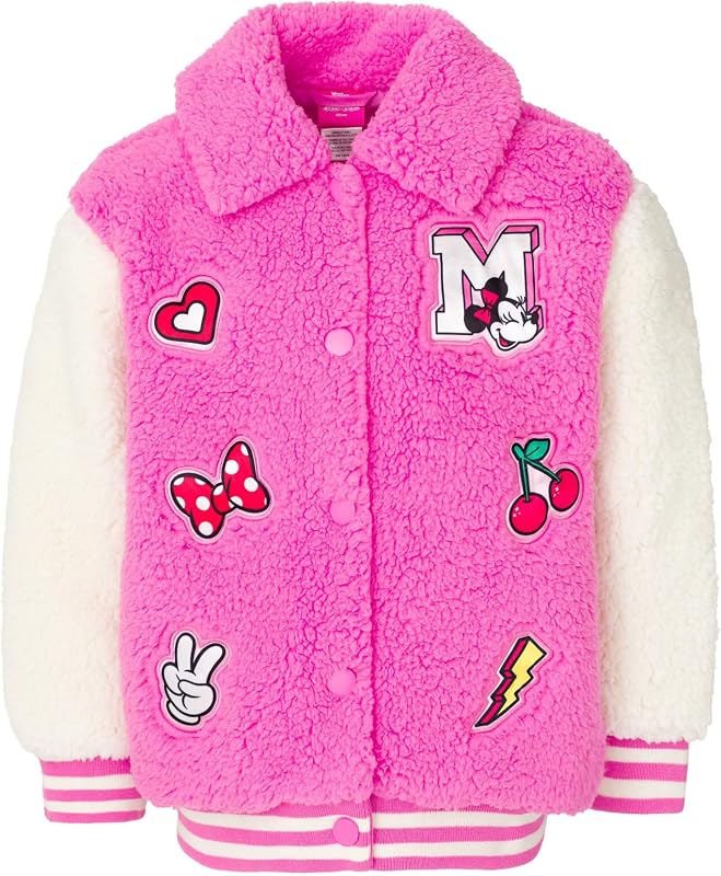 Disney Girls' Fleece Jacket Toddler to Big Kid
