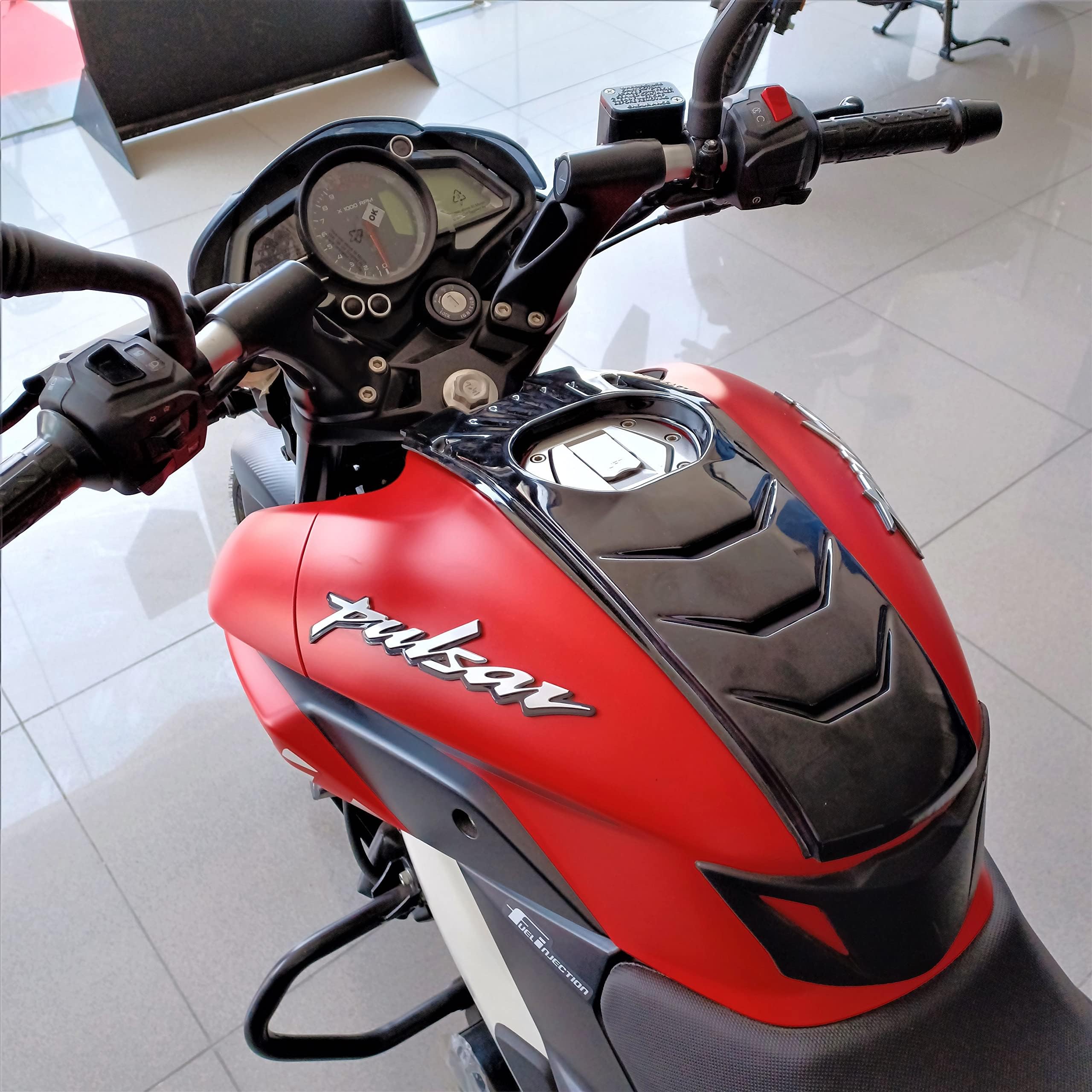 TankTie for Bajaj Pulsar NS 125 160 200 (Gloss Black)