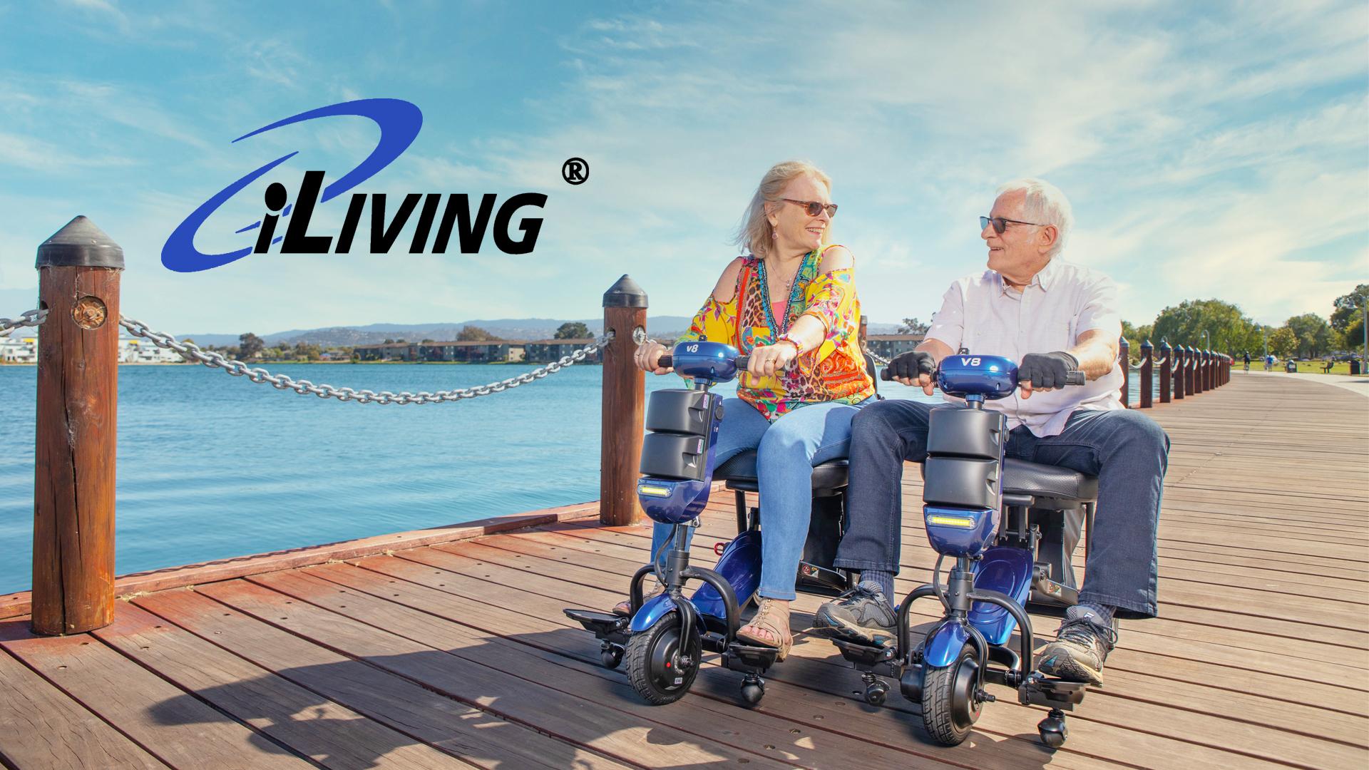 Amazon.com: iLiving V8 Foldable Electric Mobility Scooter : Health