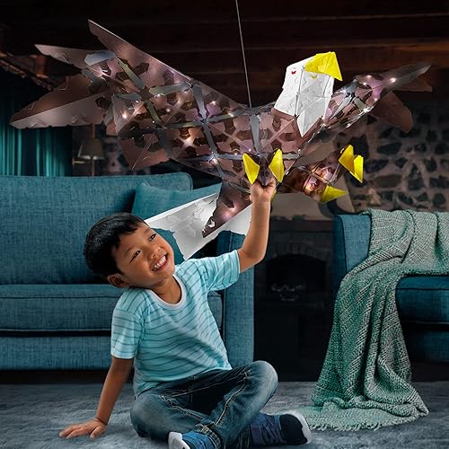 Miniatura 6 de Thames & Kosmos Creatto American Bald Eagle & Frontier Friends - Kit de rompecabezas 3D iluminado, incluye piezas de rompecabezas Creatto para hacer