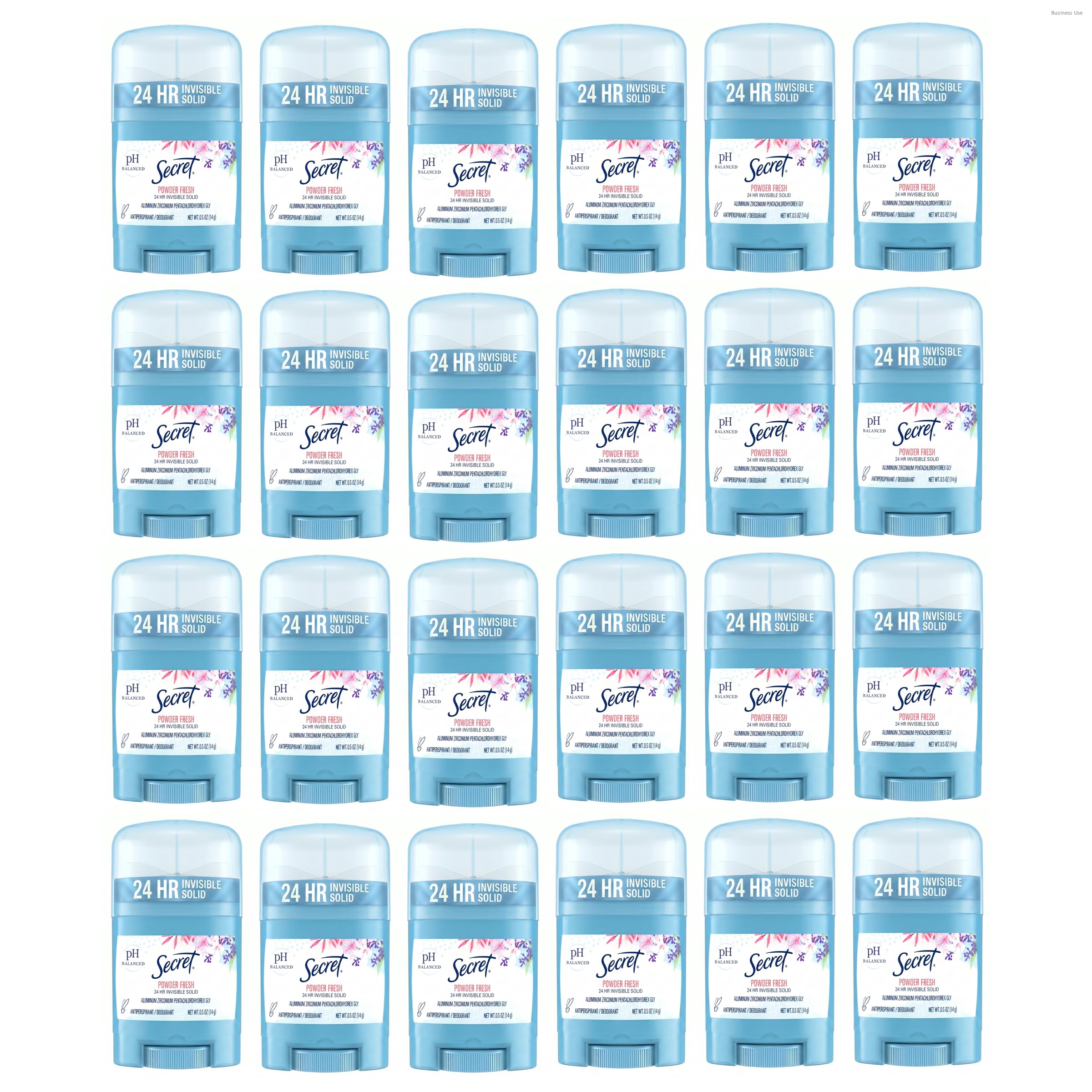 24 Stück – Secret Powder Fresh Deo 0,5 Oz Stick Invisible Solid Antitranspirant/