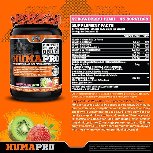 Vista 35 de Matriz de proteínas formulado para seres humanos Humapro de ALR Industries, menos residuos. Gana masa muscular magra., ALR1018/1588/1501, 1, 1