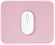 Pink Mouse Pad, Nice and Cute Mouse Pad, Splash-Proof Textured 10.2 x 8.2Inch, Stitched Edge Non-Slip Waterproof Rubber