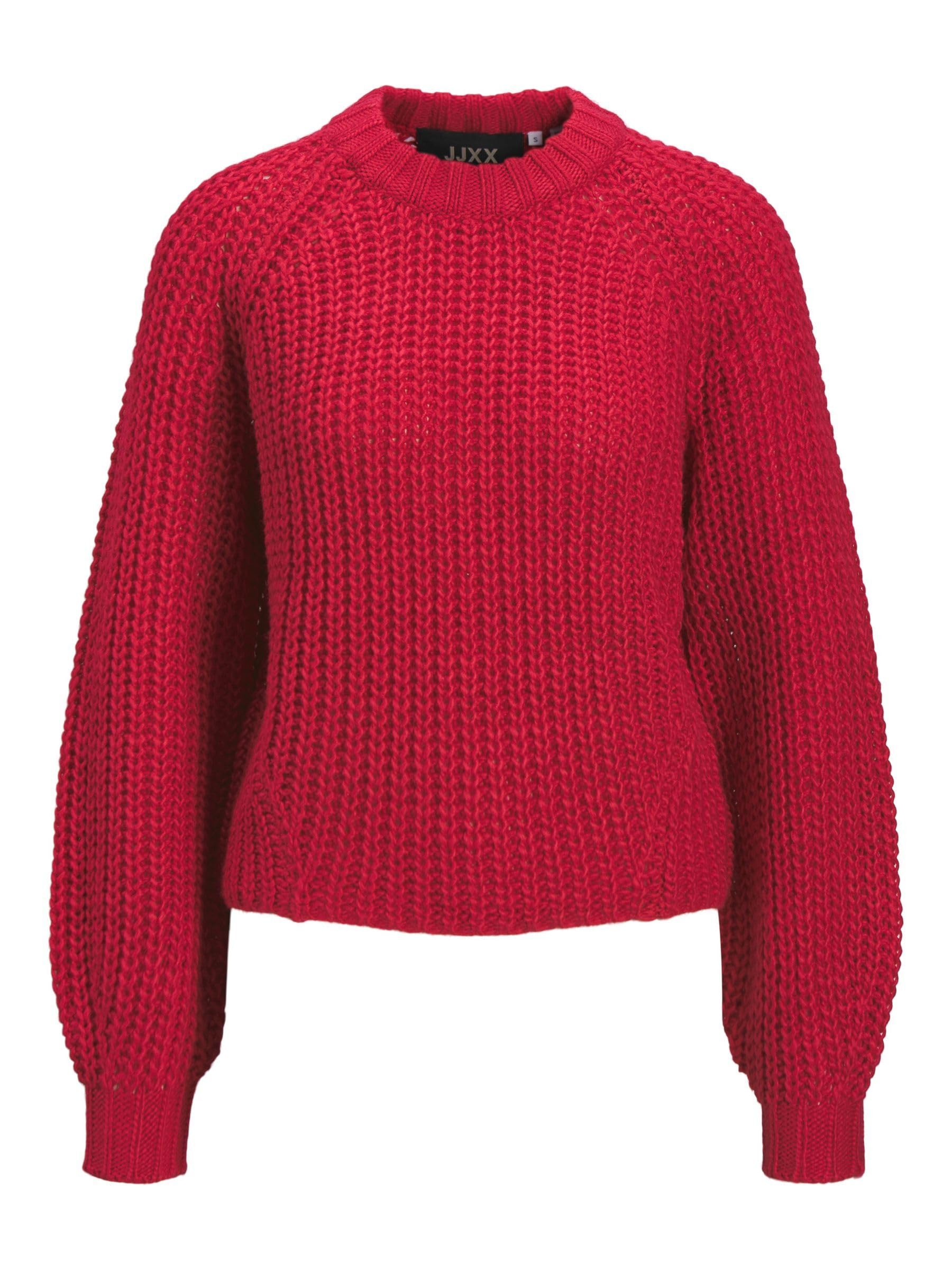 JACK & JONES Damen Jxkelly Chunky Crew Neck Knit Sn