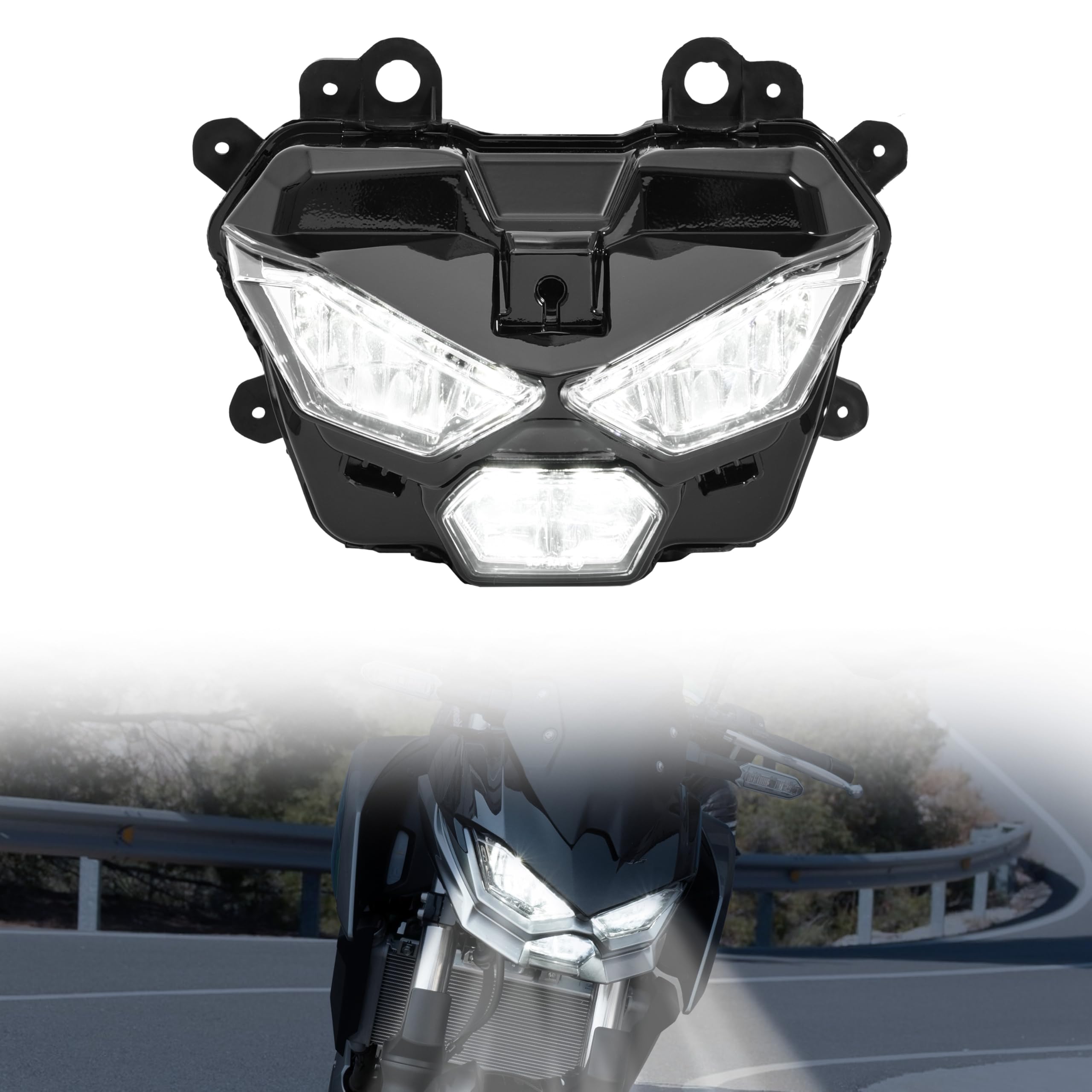 Amazon.com: VEISUTOR LED Headlight Assembly for Z500, LED Head