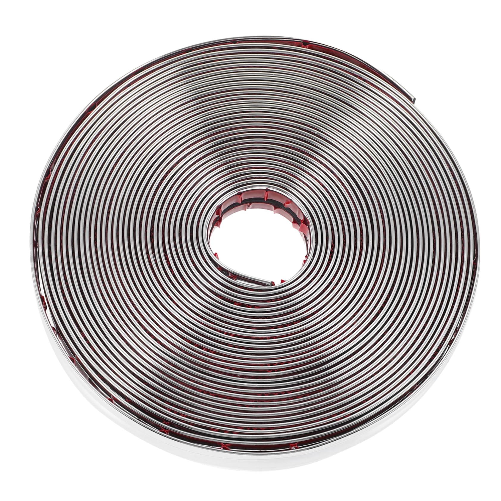 GALPADA Moldura Autoadhesiva y Flexible para Pared de Pvc en Color Plata, Protección de Esquinas para Baño y Sala, Fácil de Pegar y Decorar