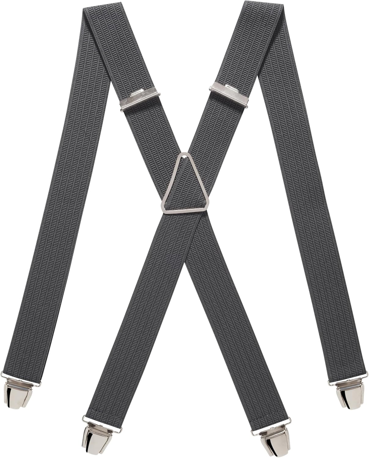 PIERROT Men’s Suspenders - One Size Adjustable and Elastic Suspenders for Men Trousers Heavy Duty with 4 Very Strong Clips