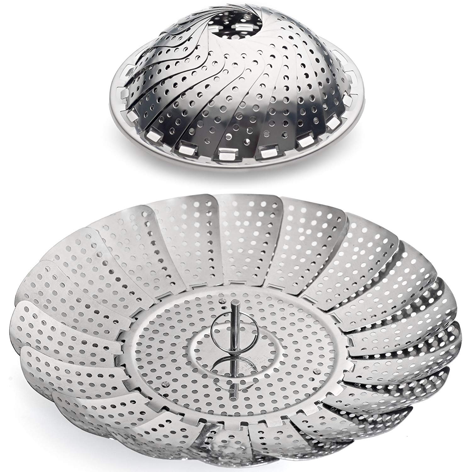 Panier Vapeur Inox 17.5 Cm Pour Autocuiseur - Insert Cuisson Vapeur Avec Poignée Et Pieds
