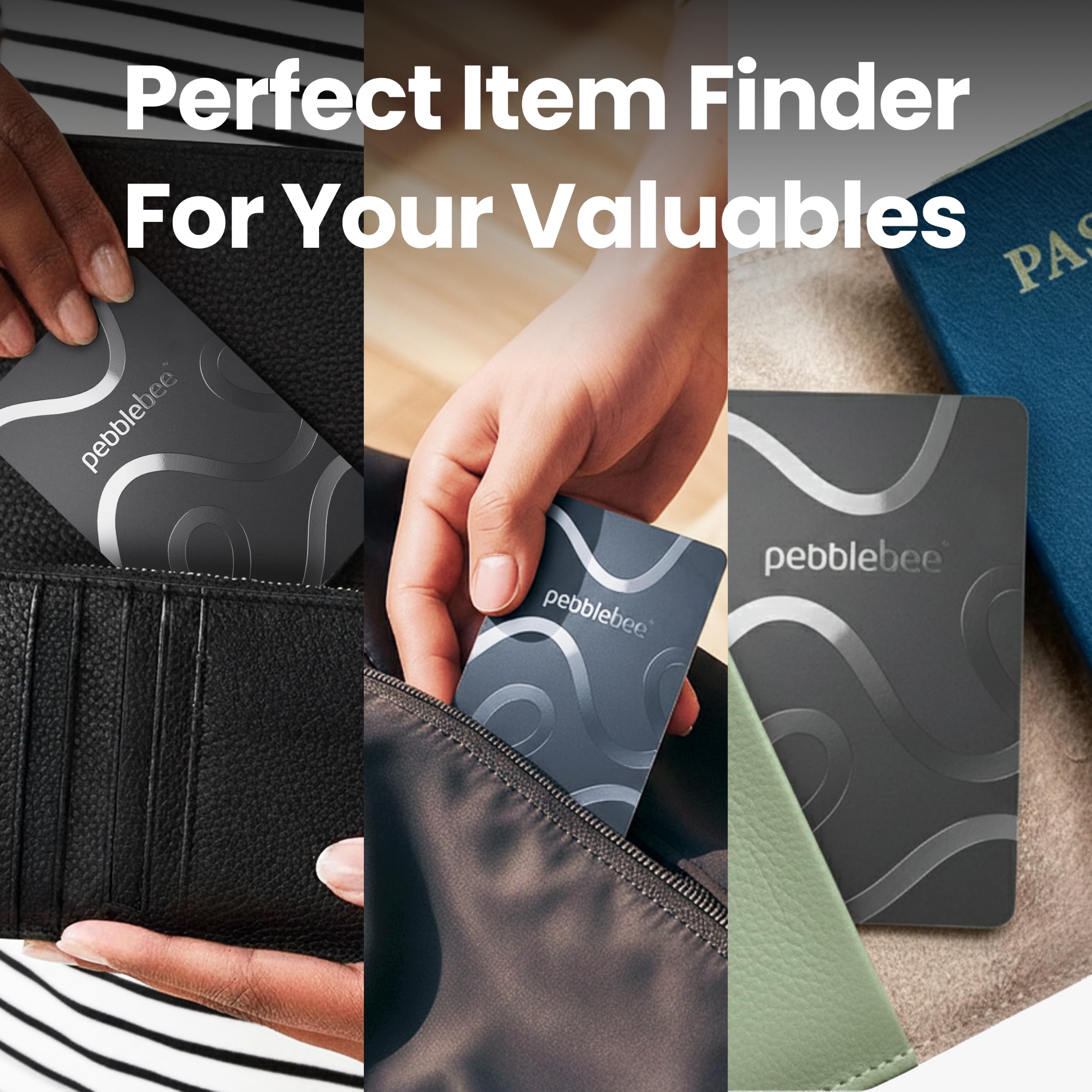 Amazon.com: Pebblebee Card 5 | Rechargeable Bluetooth Wallet