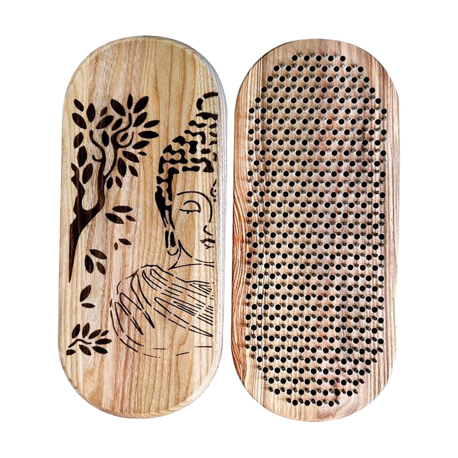 Tablero de, Tablero de Masaje de pies, principios Premium Regalo de portátil versátil, Tablero de uñas de de Madera