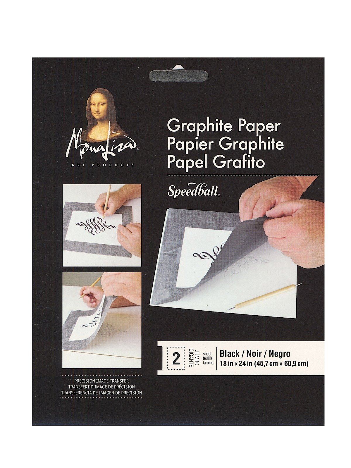 Mona Lisa Graphite Paper Black [Pack Of 4](Pk4-0010749)