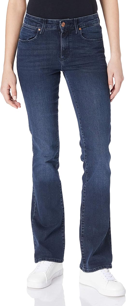 Wrangler Women's Bootcut Jeans Amazon.co.uk Clothing