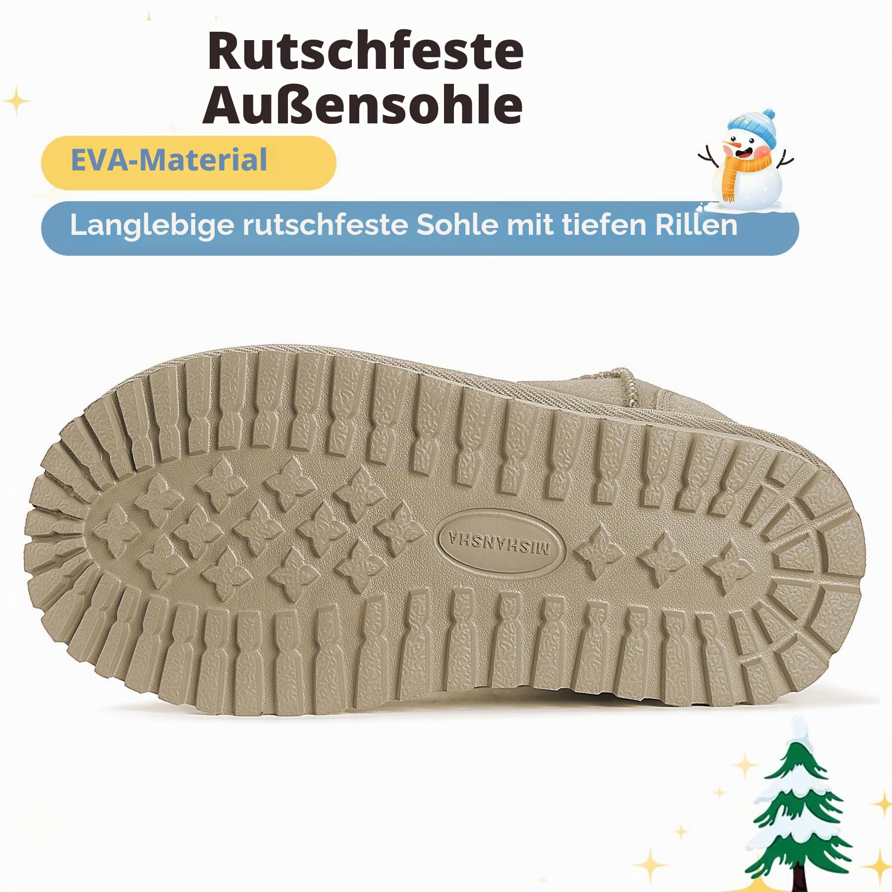 Mishansha Schneestiefel Kinder Mädchen Gr.24-36