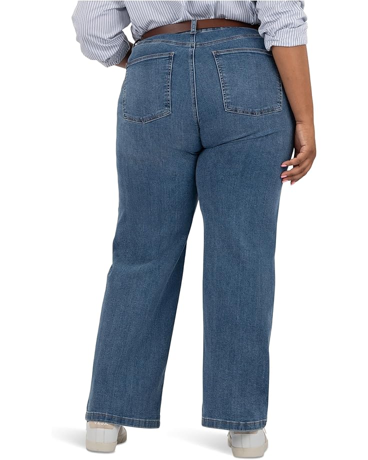 KUT from the Kloth Plus Jean High Rise Wide Leg Clean Hem - #3 of 4