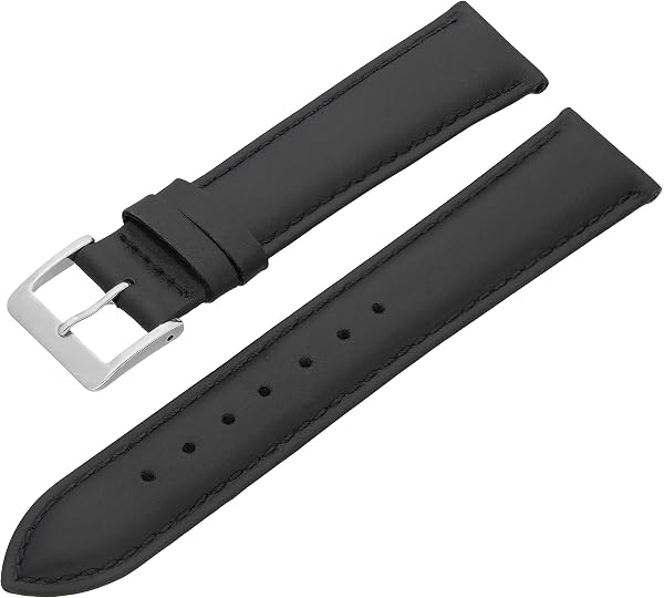 MARCHEL Glattleder LLB Lederarmband Echtleder Uhrenarmband Rindsleder Feines Leder - 2