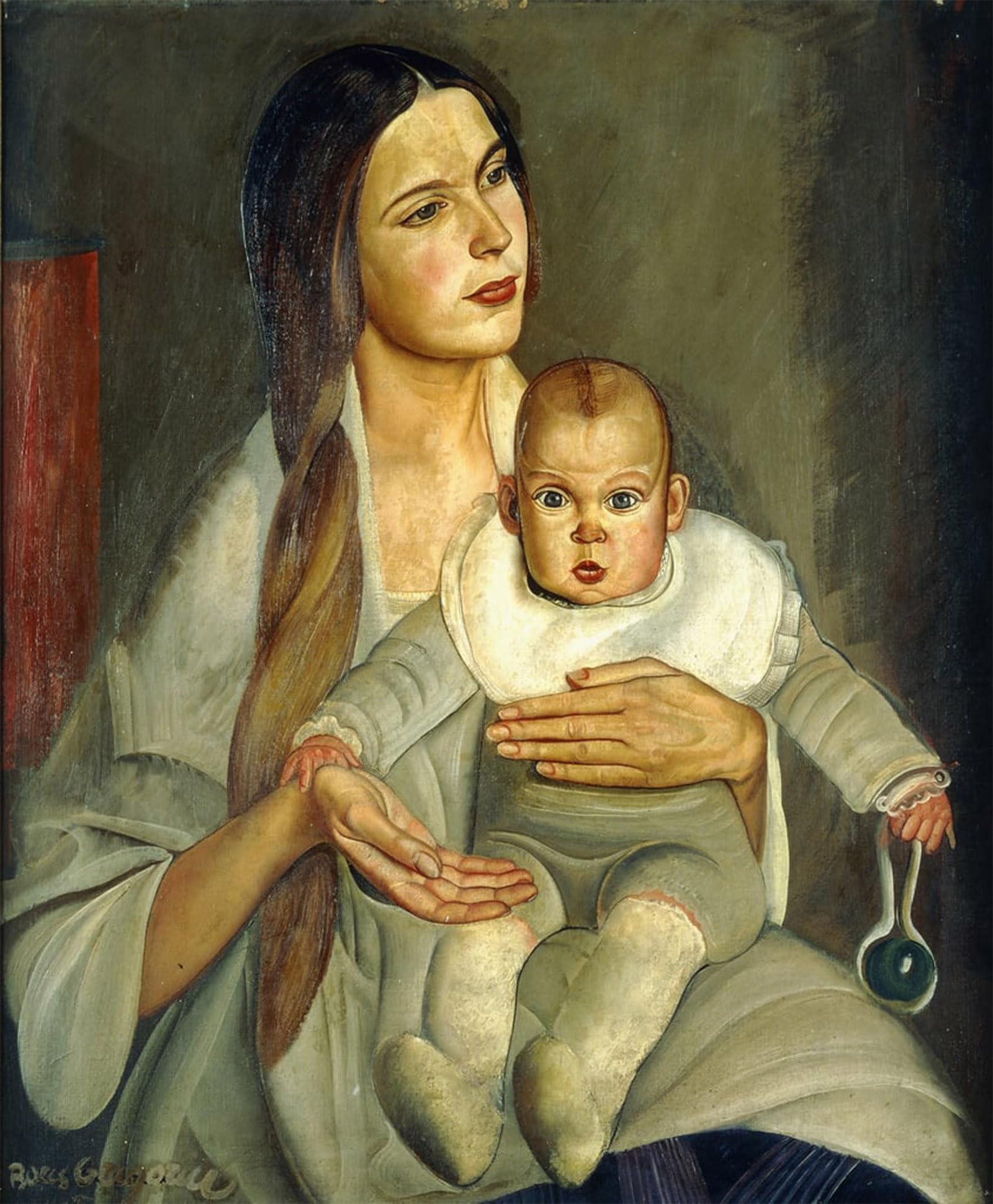 POSTERIIk Famous Modern Artwork Art Mural by Boris Dmitrievich Grigoriev Oil Paintings Pictures for Home Decor 60x90cm