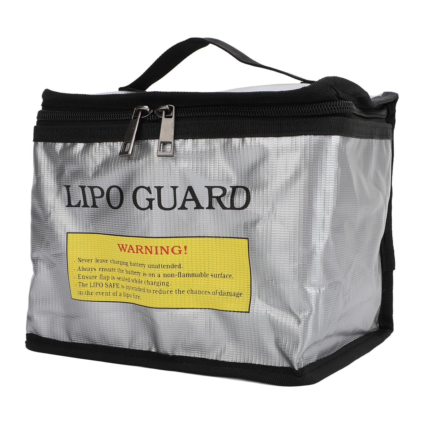 Fireproof Safe Bag, Fiberglass Cloth Battery Storage Box Explosion Proof Large Capacity Battery Storage Guard Safe Pouch for Charging Storing Lipo Batteries