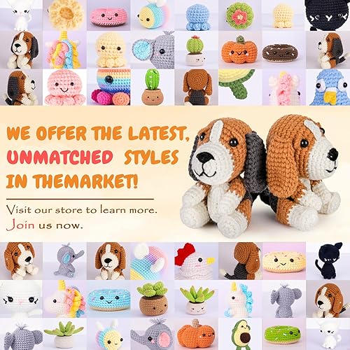 Miniatura 6 de CROCHETTA Kit de ganchillo para principiantes, kit de ganchillo para principiantes para adultos con tutoriales en video paso a paso, kits de