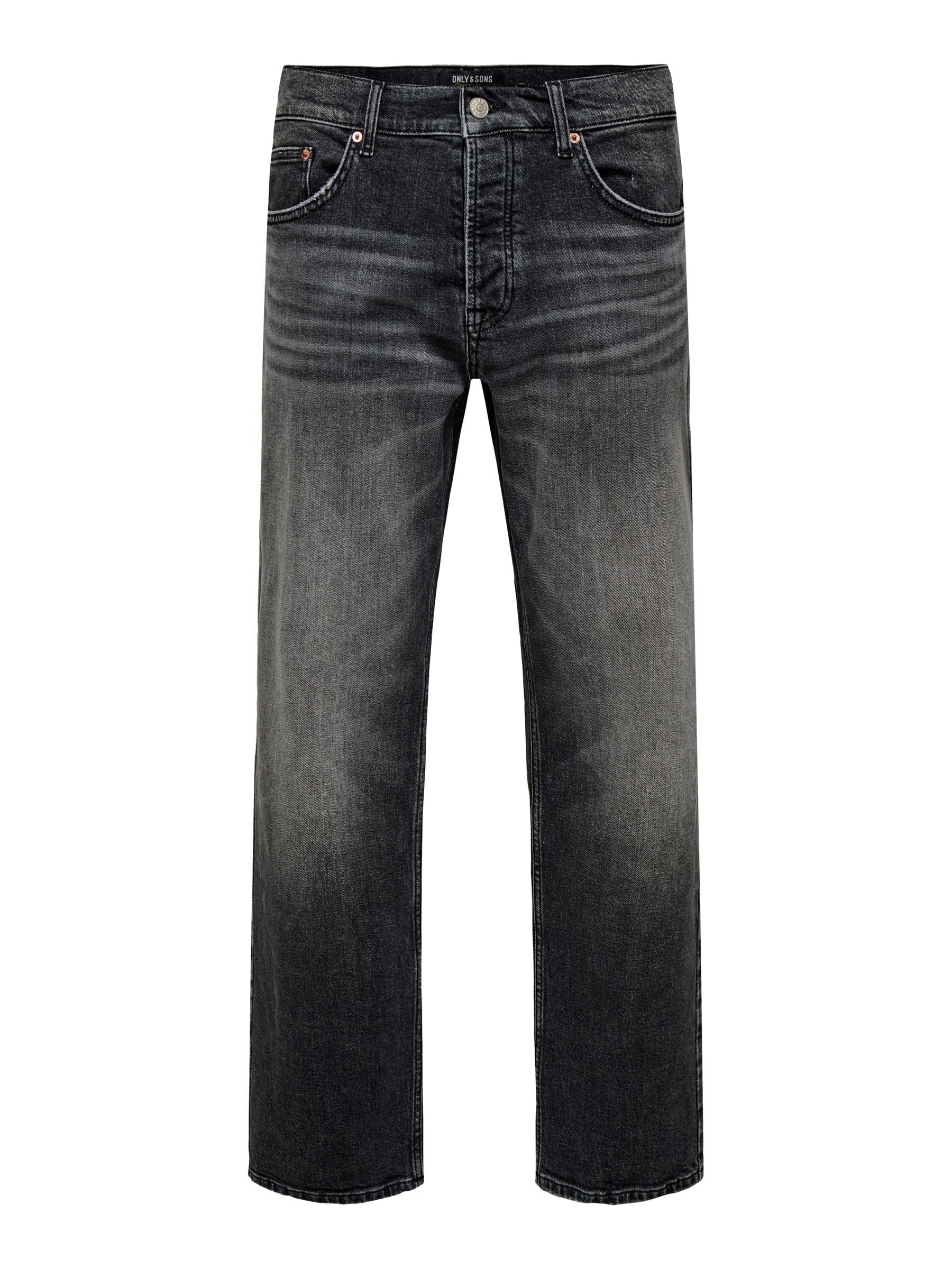 Only & Sons Male Normal geschnitten Jeans ONSEDGE Mittlere Taille Gerade geschnitten Jeans