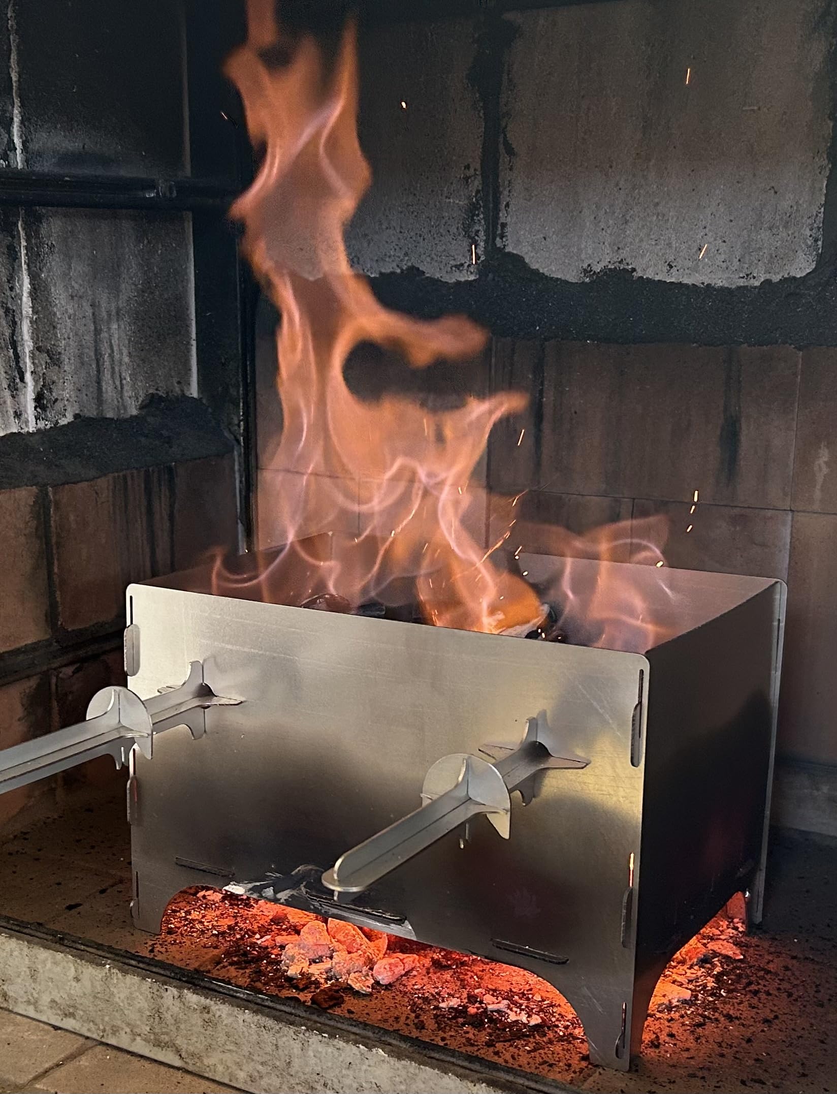 L rter do grilla 3 kg szybkie oświetlenie komin zdejmowany D idealny do grillowania i gotowania na świeżym powietrzu szybkie narzędzie do zapalania brykietu
