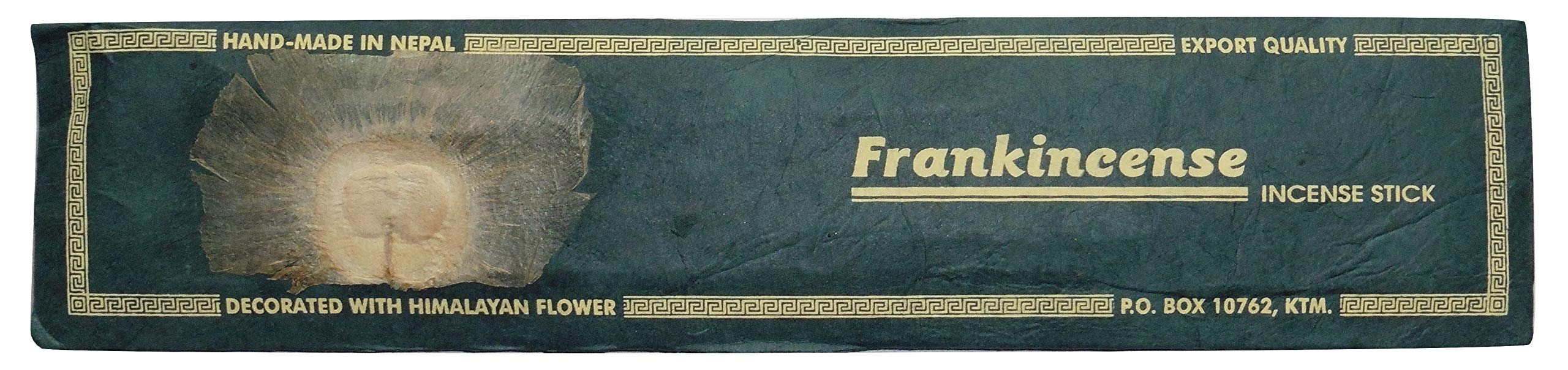 Pilgrims Fair Trade Hand Made Frankincense Nepalese Incense Sticks Embellished With Himalaya Flower