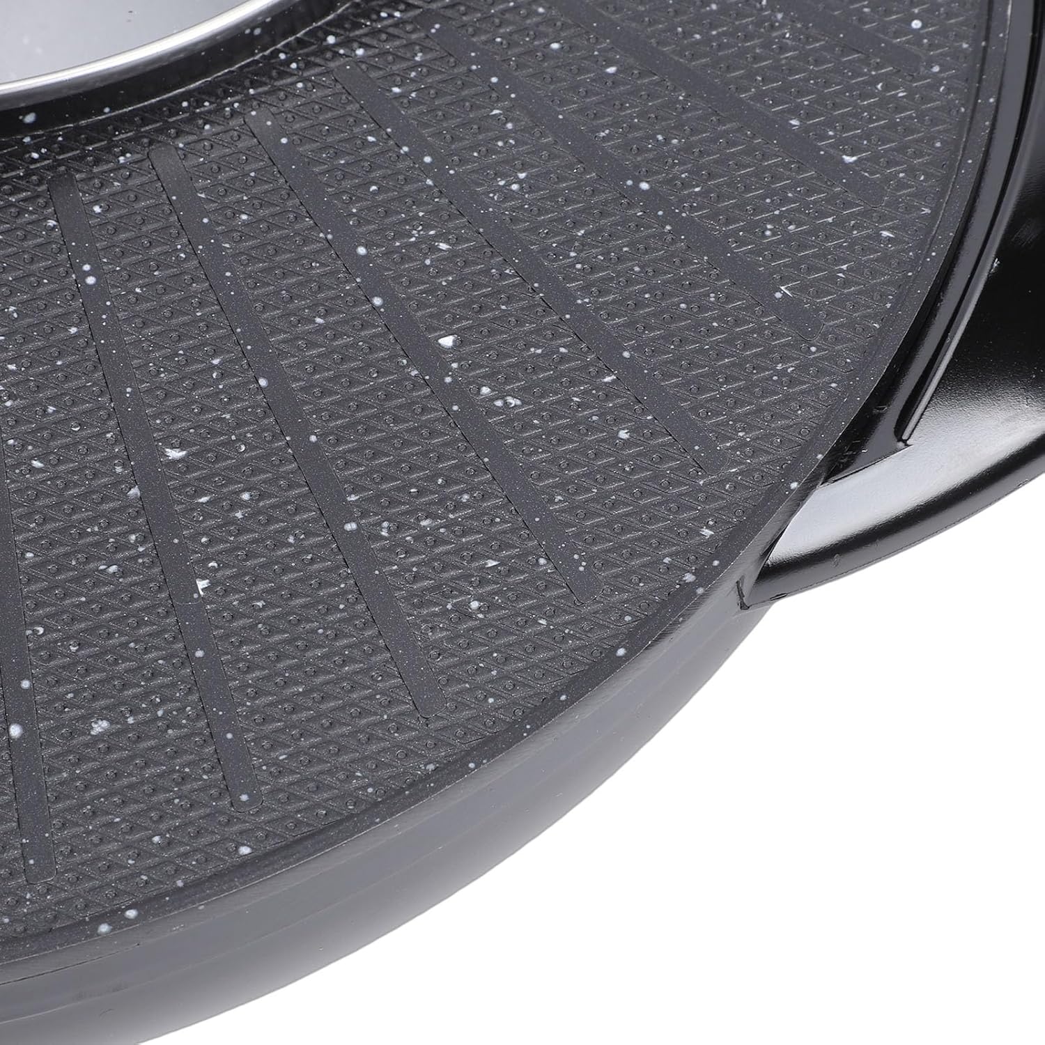 Zerodis Barbecue Grill 2 in 1 Electric Pot Griddle with Cover Fast Even Heating 5 Adjustable Temperature Settings Large Capacity Baking Tray for Shabu Shabu and Noodles Hot Pot with (US Plug 110V)