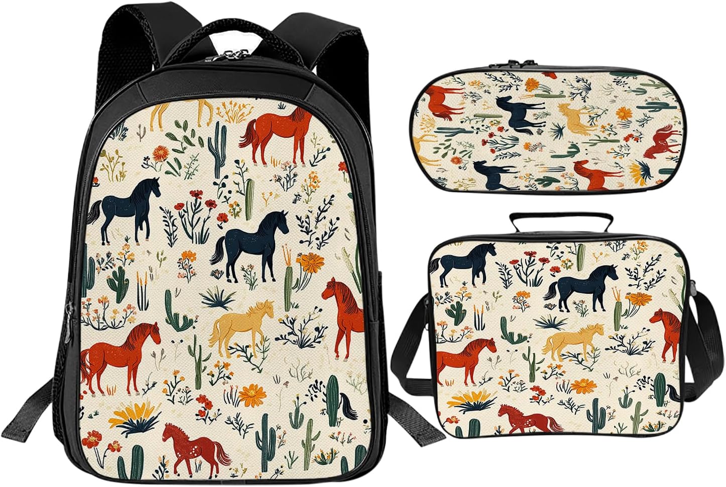 Octopus Backpack Set 3 Piece School Bags and Lunch Box with Pencil Case Octopus Bookbag Set for Toddler Kids Girls Boys Teens Kindergarten Elementary Middle