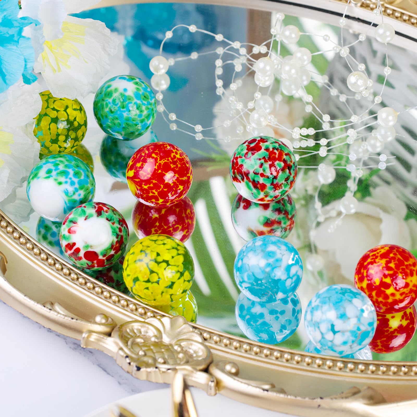 Bilboquet Ancien - Billes En Verre, Quilles En Buis, Sifflet Et Porte-crayons En Bois