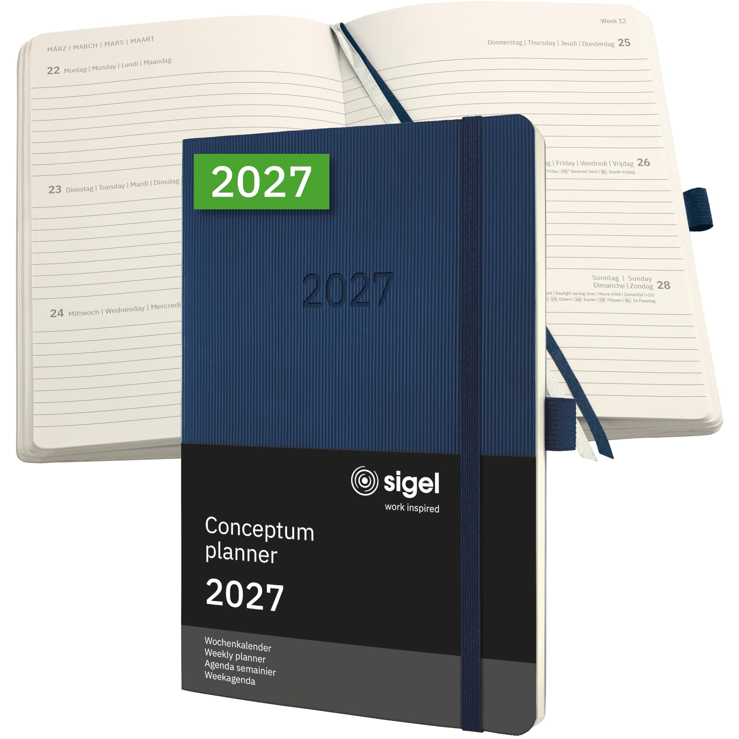 SIGEL Conceptum 2027 Weekly Diary A5 Soft Cover