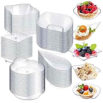 Amazon.co.jp: Tessco ミニデザートプレート100点セット