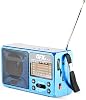 Radio QFX R-37-BL de 6 bandas (AM, FM, SW1 - SW4) con Bluetooth, linterna LED y carga solar (Modelo 2021) 3