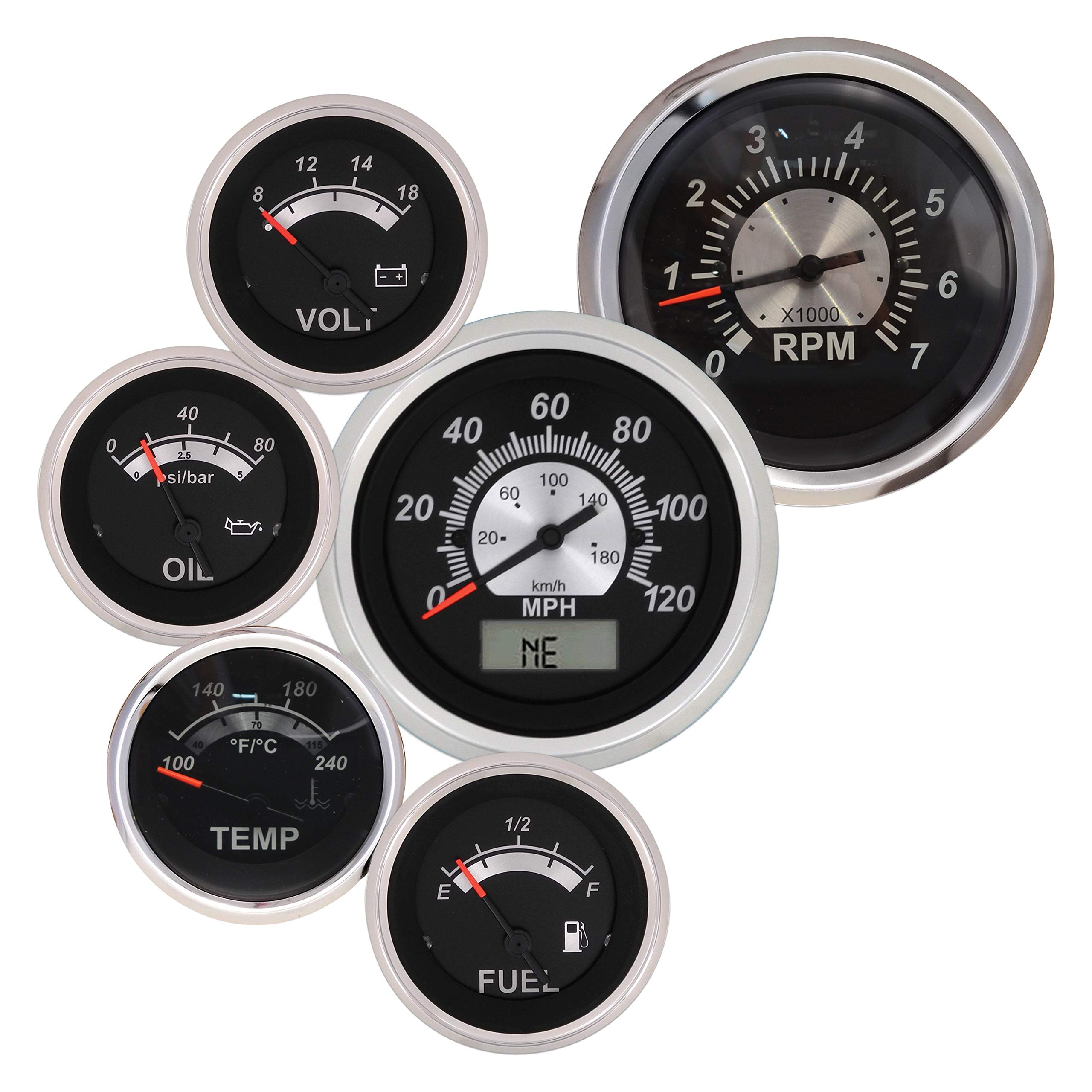 MSEI-700VB Vintage Black Series Elite 6-Gauge Kit Includes: 3-