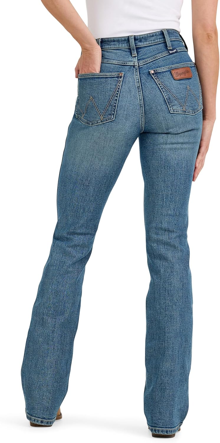 Women’s Retro Bailey High Rise Bootcut Jean – Isla