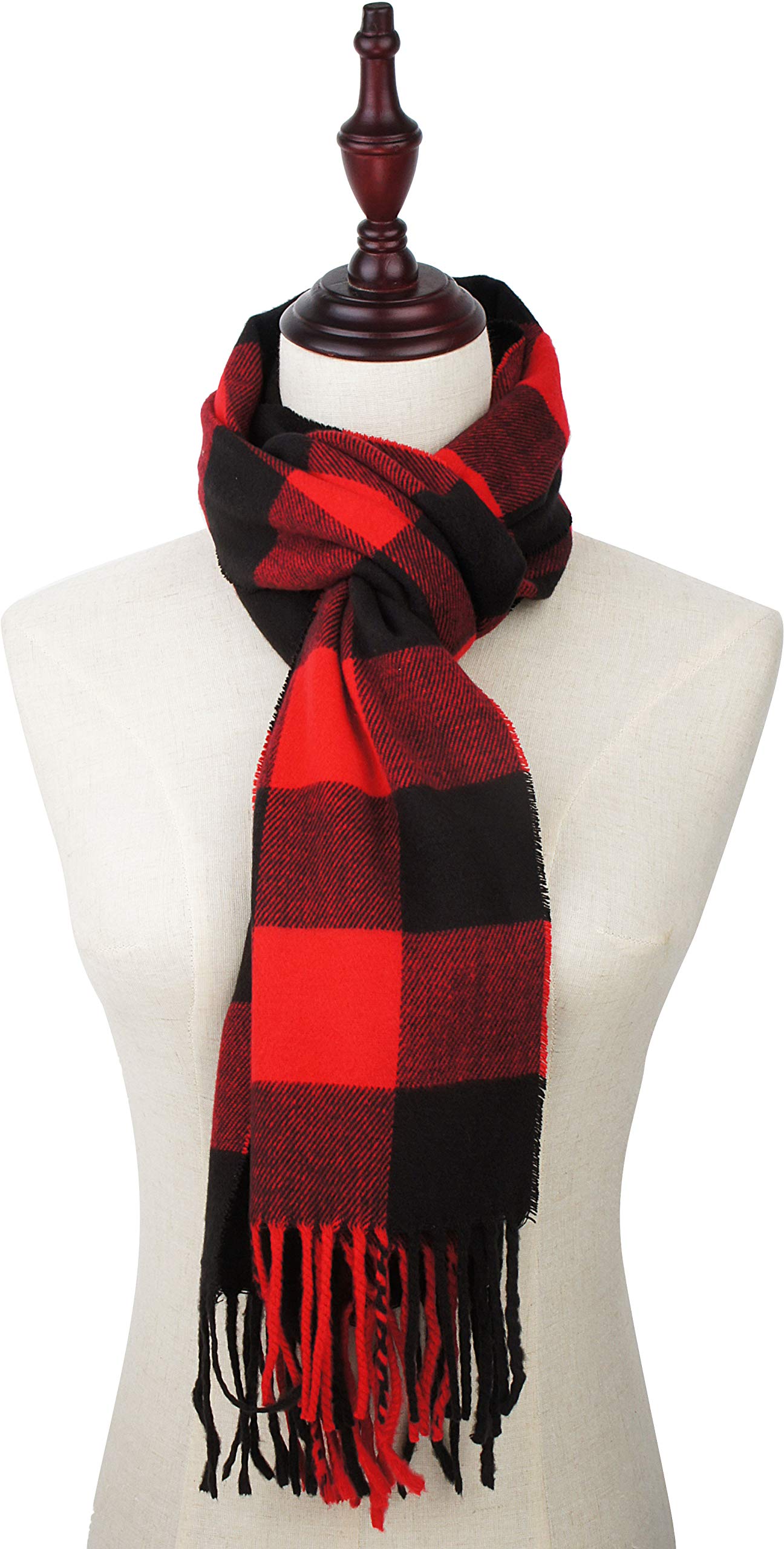 VIVIAN & VINCENT Super Soft Classic Scarf for women, Mens Warm Cashmere Feel Winter Scarf for Men