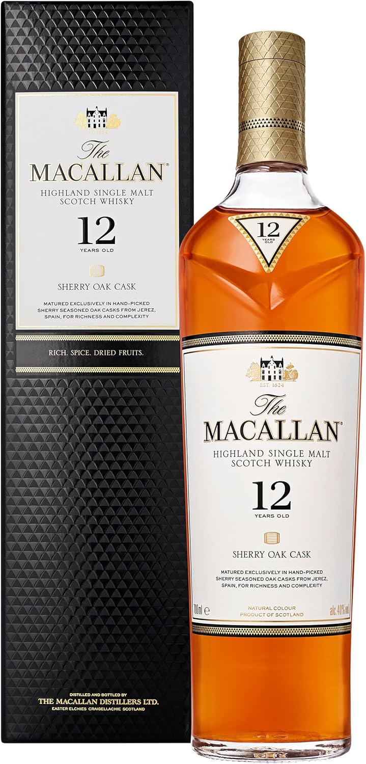 Whisky Macallan é bom? Vale a pena comprar? 8 Macallan 12 Sherry Oak