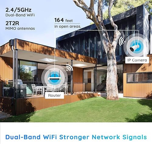 Miniatura 5 de REOLINK Cámara de seguridad para exteriores con paquete de tarjeta microSD de 128 GB, 5MP, WiFi de 2.45 GHz, detección inteligente de