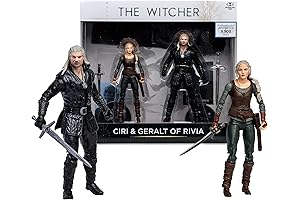 The Witcher: Ciri and Geralt Action Figure 2-Pack