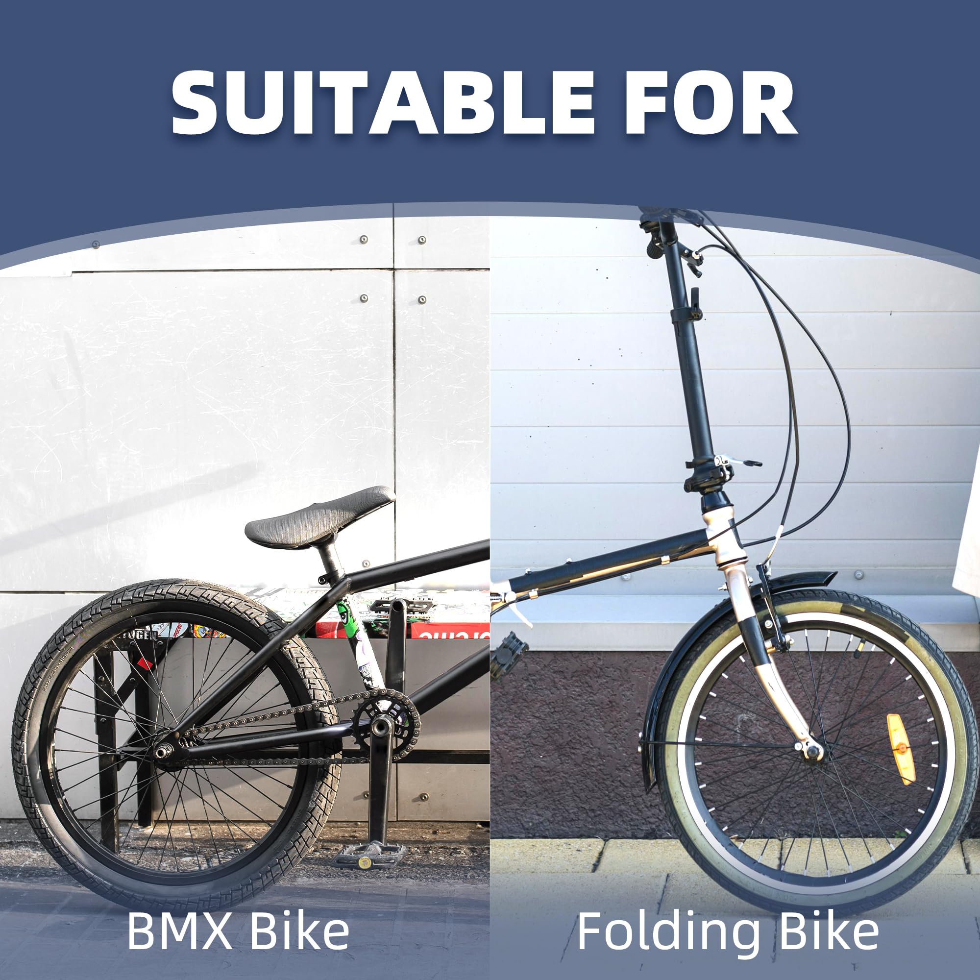 Amazon | MEGHNA 16インチ 自転車タイヤ 折りたたみ自転車タイヤ 16 x