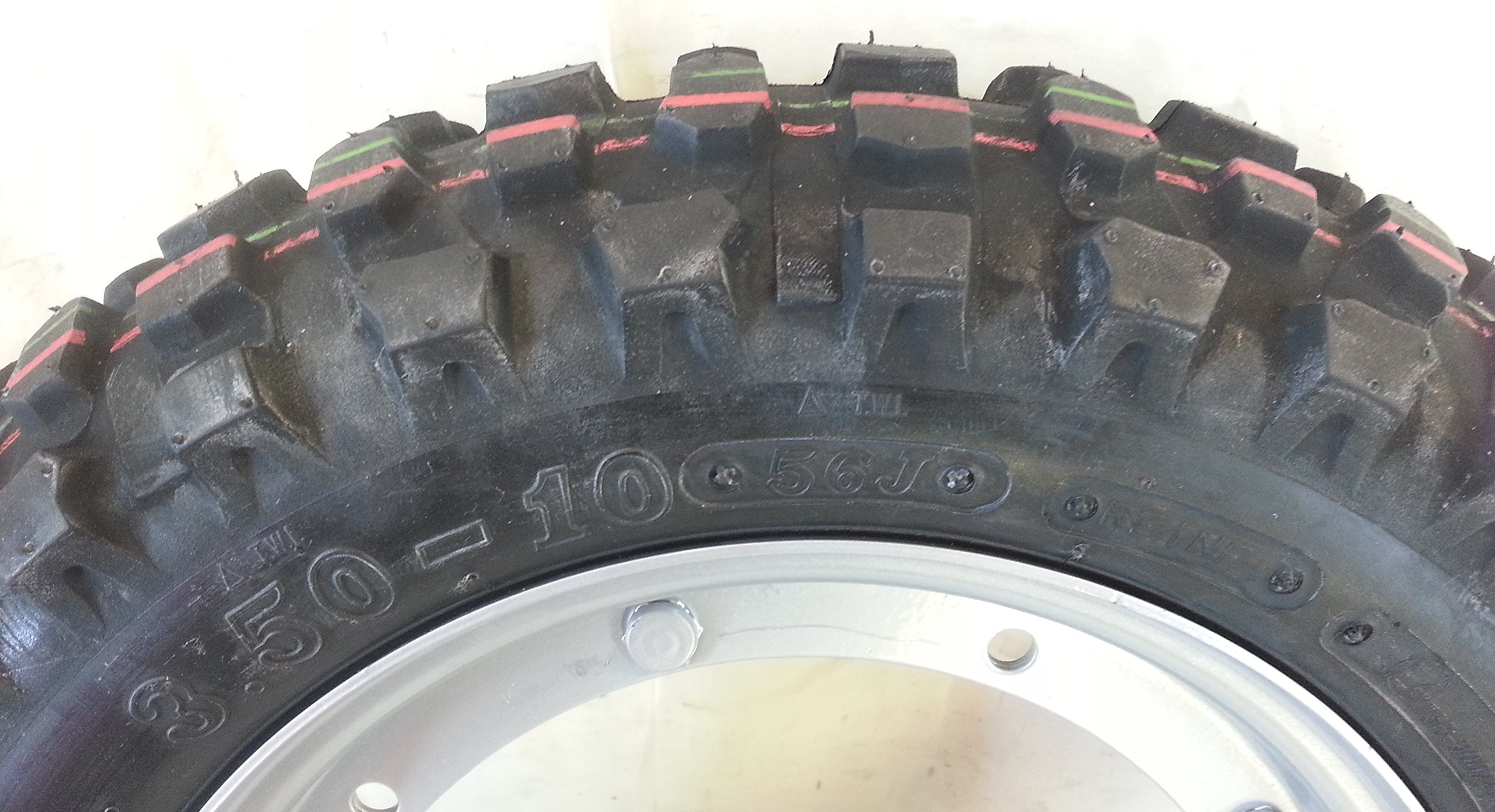 RMS Komplettrad 3.50-10 56J CTS Tubeless LML Star Piaggio Vespa PX Schneeschlamm
