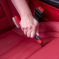 Vista 6 de Mothers Car Detailing Brush for Stain and Hair Removal on Vinyl and Leather Seats - 2 Pack