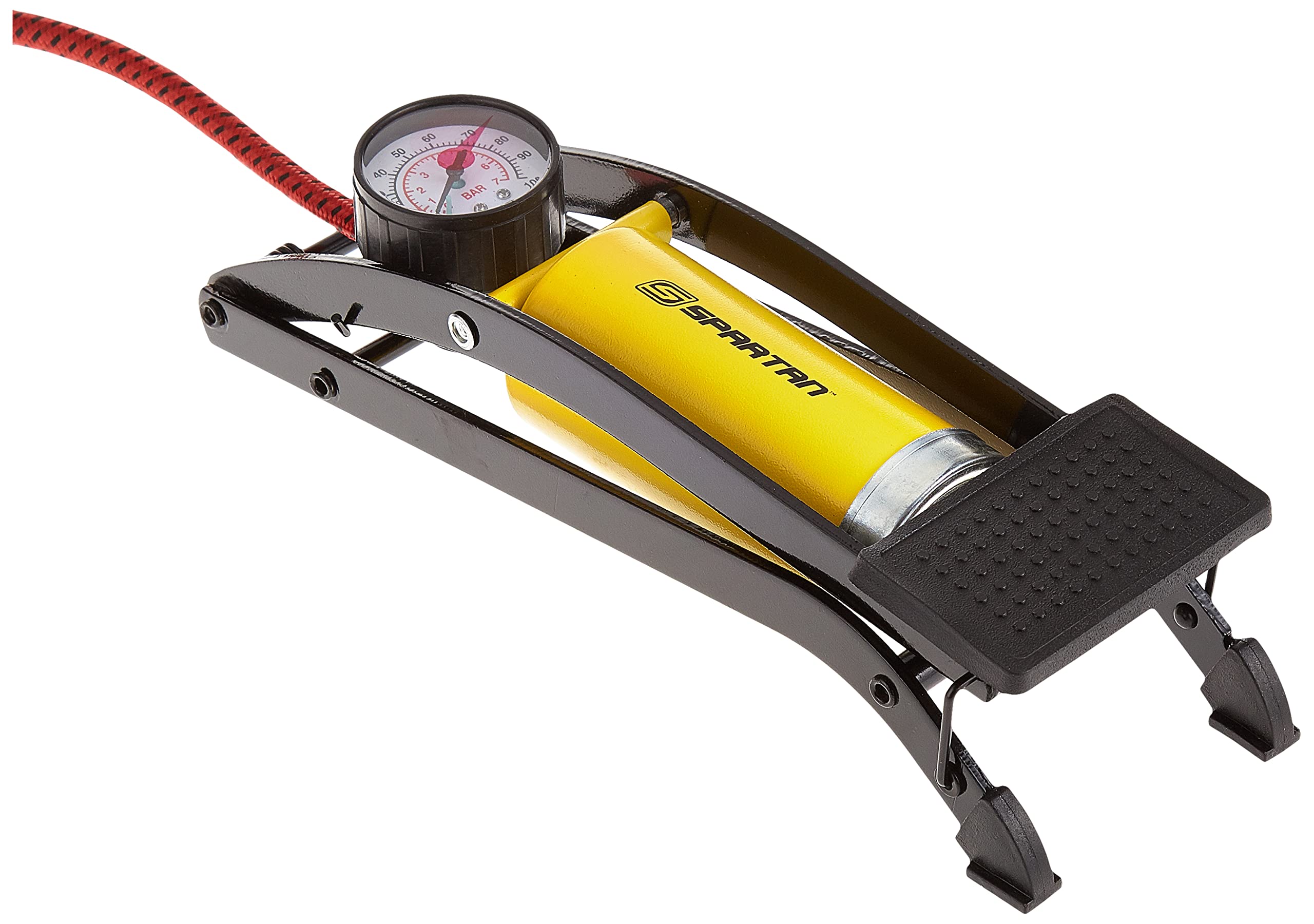 Spartan Foot Pump - Single cylinder, Black, SP-9021