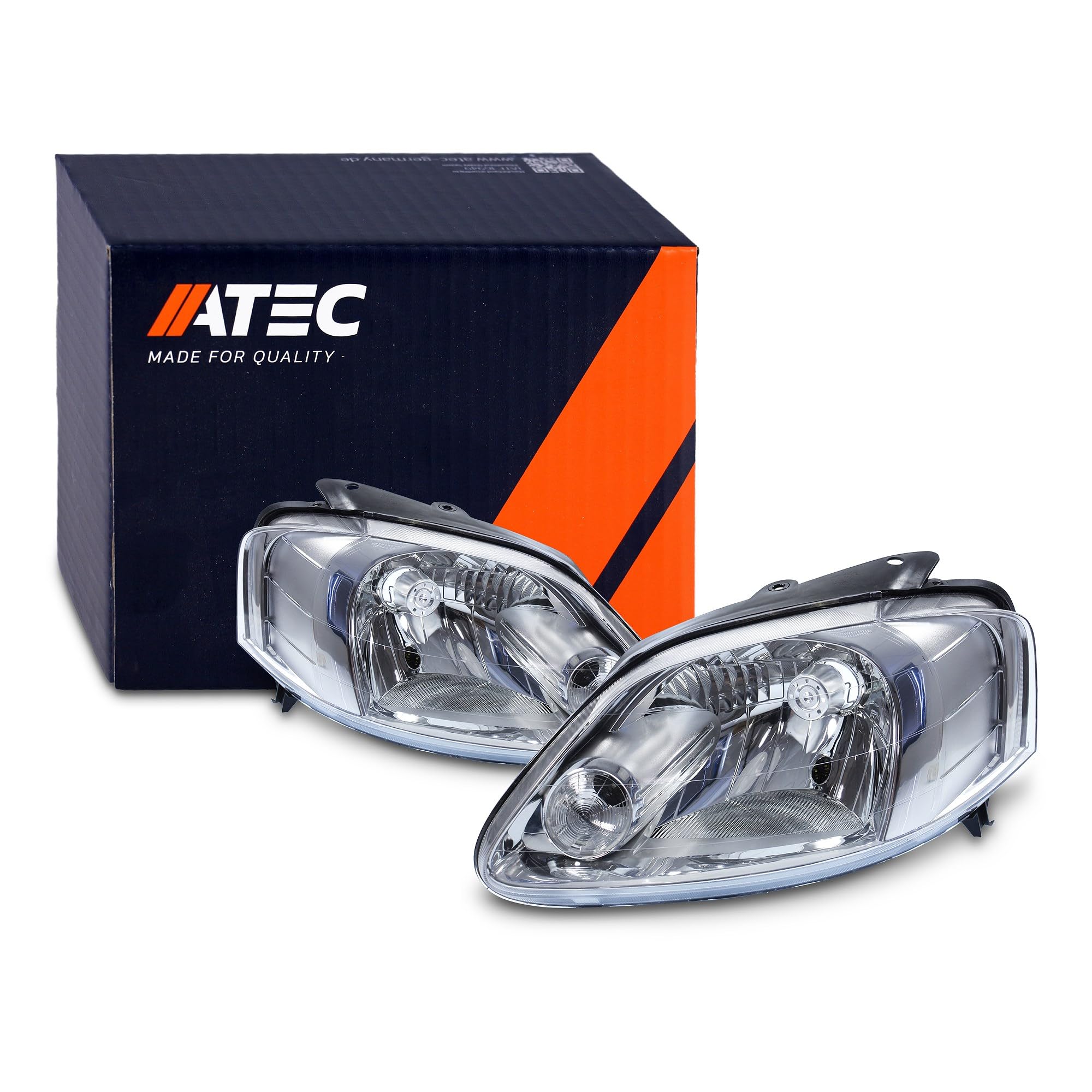 ATEC Germany 2x fari principali anteriori sinistro + destro, compatibile | Compatibile con: VW FOX Schrägheck