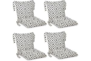 4 Pack Outdoor Patio Chair Cushions - Comfort and Style for Your Outdoor Retreat