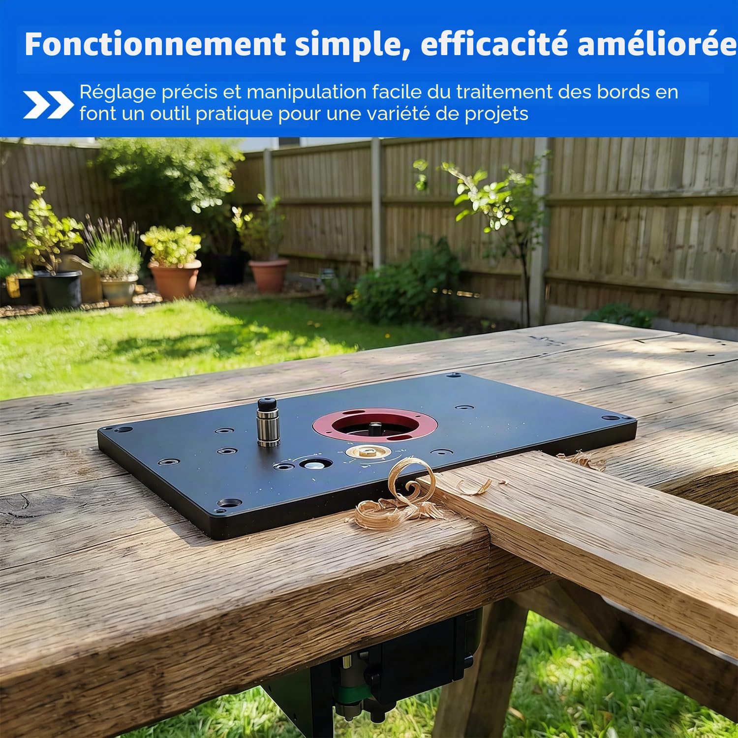 Kit Elévateur pour Défonceuse, Table de Défonceuse inversée en Alliage D'aluminium, Table de Fraisage pour Travail du Bois, Traitement du Plastique, le Modélisme