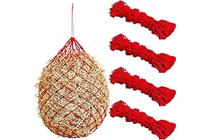 4 Pcs Slow Feed Hay Nets
