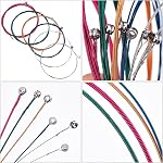 Bememo 3 Sets of 6 Acoustic Guitar Strings: Extra Light, Alloy Steel, for Acoustic Guitar